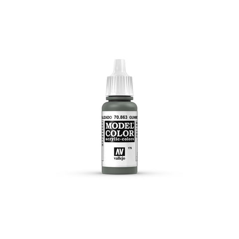 Vallejo MODEL Color: Gunmetal Grey - colore acrilico 17 ml