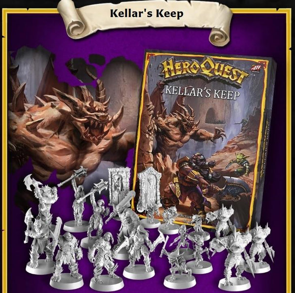 HeroQuest - Kellar's Keep - Quest Pack - Inglese