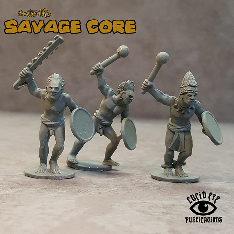 Jaguar Tribe Bods 2 (3 Figures Pack)