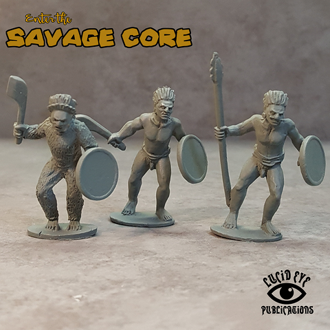 Jaguar Tribe Bods 1 (3 Figures Pack)