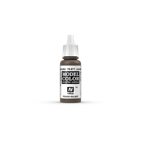 Vallejo MODEL Color: Leather Brown - colore acrilico 17 ml