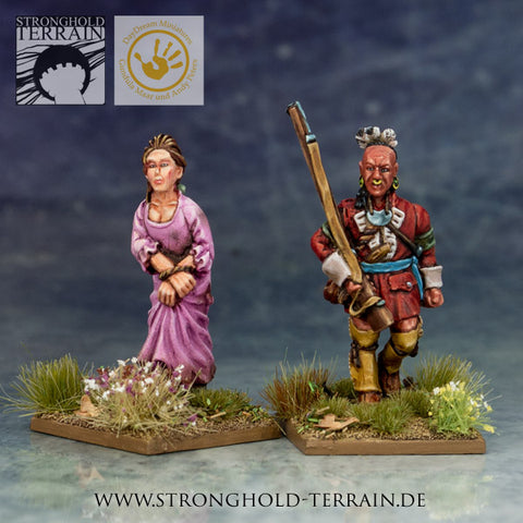 Magua And Cora Munro – Last Of The Mohicans