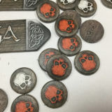SAGA Cardboard Sticks and Tokens