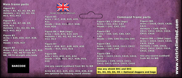 Norman Infantry Skirmish Pack