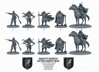 A Song of Ice and Fire - Night's Watch Attachments -UK/DE/SP/FR