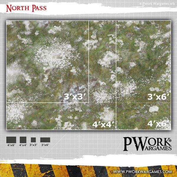 3x4 (92x122 cm) North Pass
