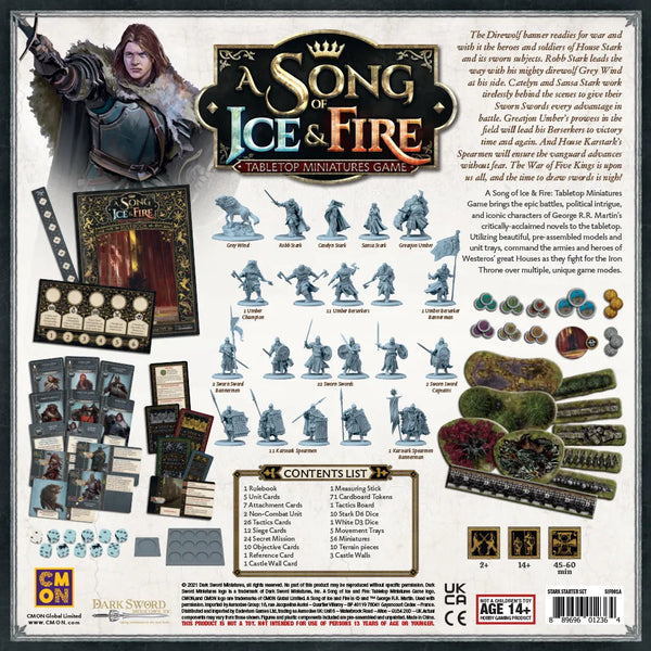 A Song of Ice & Fire: Starter Set Stark - Inglese