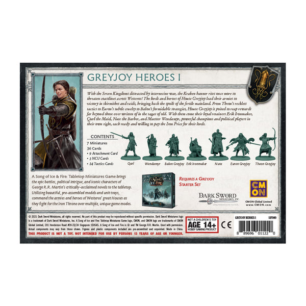 A SONG OF ICE AND FIRE: GREYJOY HEROES I