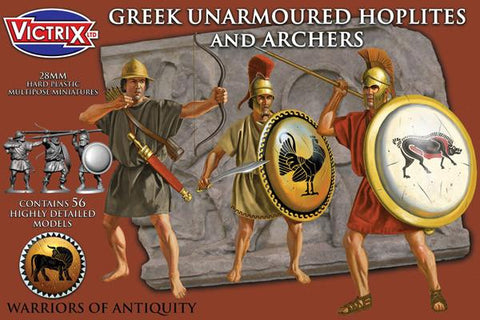Greek Unarmoured Hoplites and archers (56)