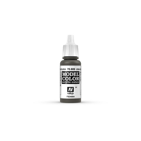 Vallejo MODEL Color: US Olive DRAB - colore acrilico 17 ml