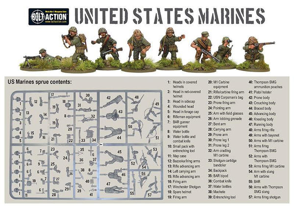 US Marines plastic box set