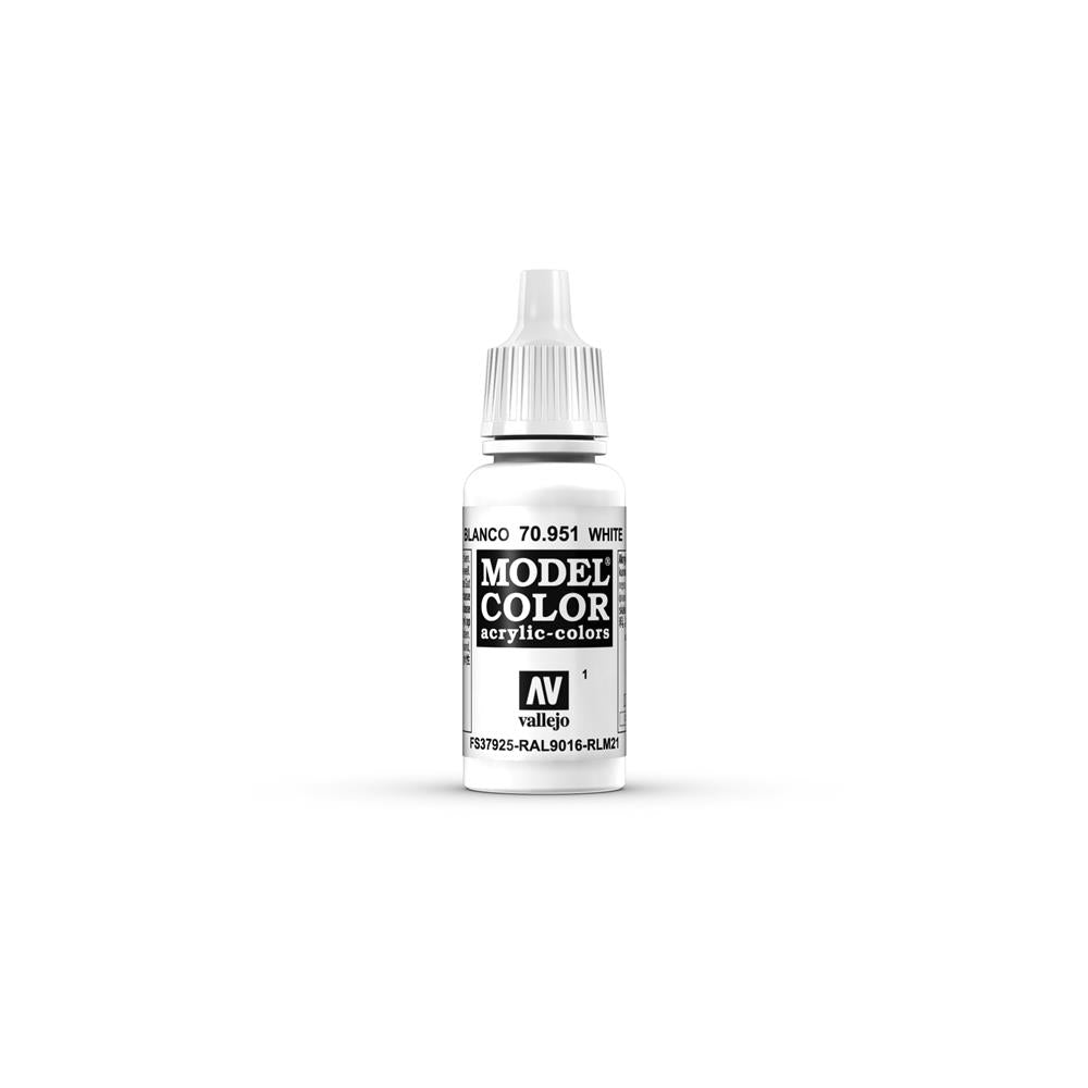 Vallejo MODEL Color: White - colore acrilico 17 ml