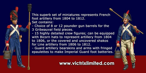 French Napoleonic Artillery 1804 to 1812