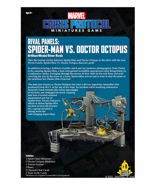 Marvel Crisis Protocol Rival Panels: Spiderman vs Doc Octopus