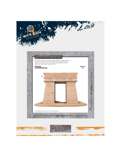 Battlefield in a box - Forgotten City - Pharaoh’s Gate (Prepainted)