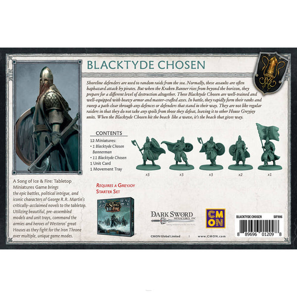 A Song of Ice & Fire: Greyjoy:  BLACKTYDE CHOSEN- Inglese/DE/FR/SP