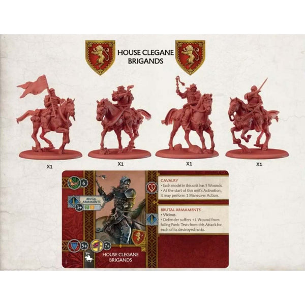 A Song of Ice and Fire - Clegane Brigands - Inglese
