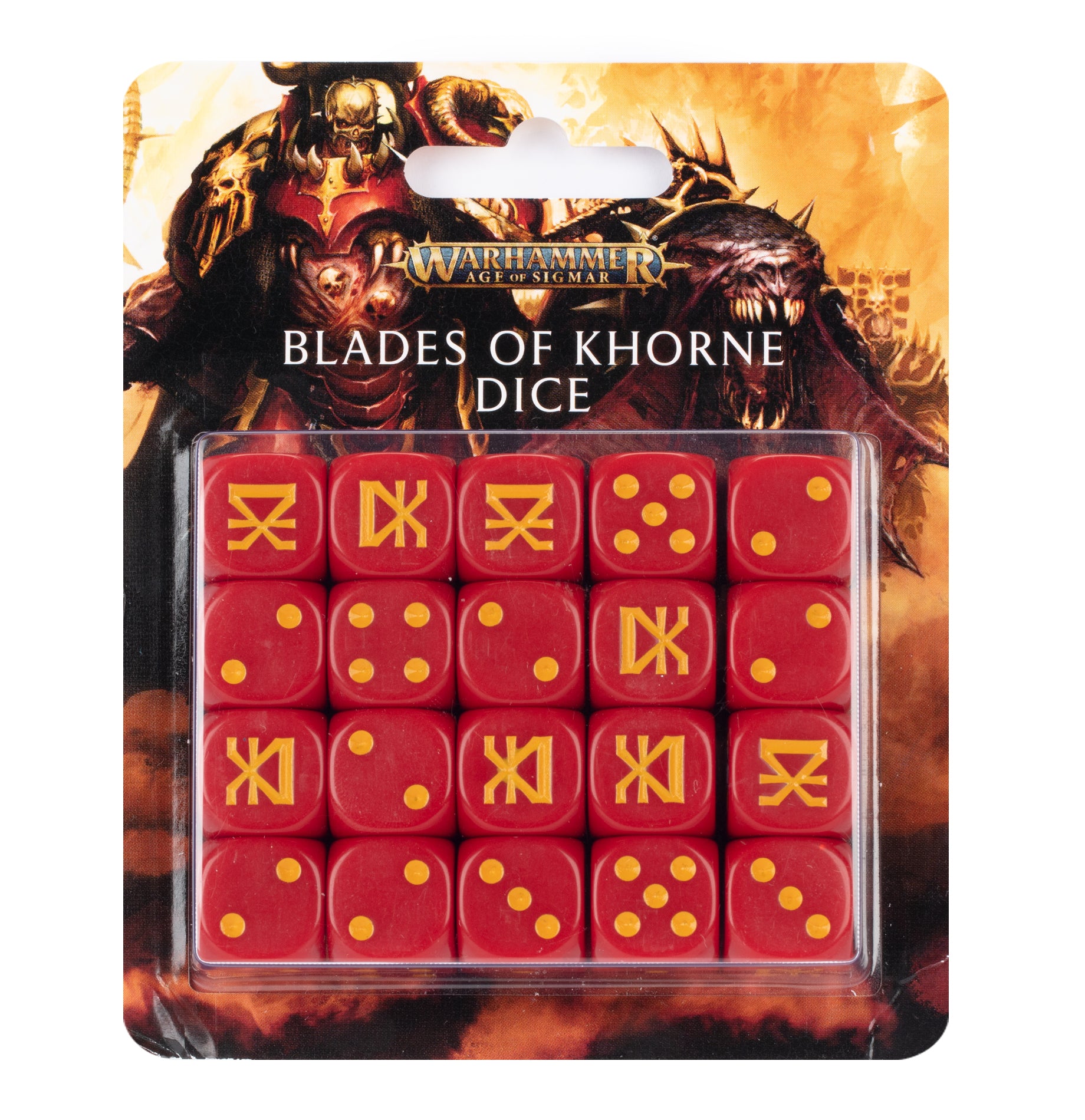 Set di dadi delle Lame di Khorne