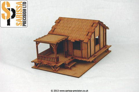LOW PLANKED-STYLE VILLAGE HOUSE - 28MM