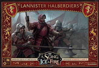 A Song of Ice and Fire: Lannister Halberdiers - Inglese